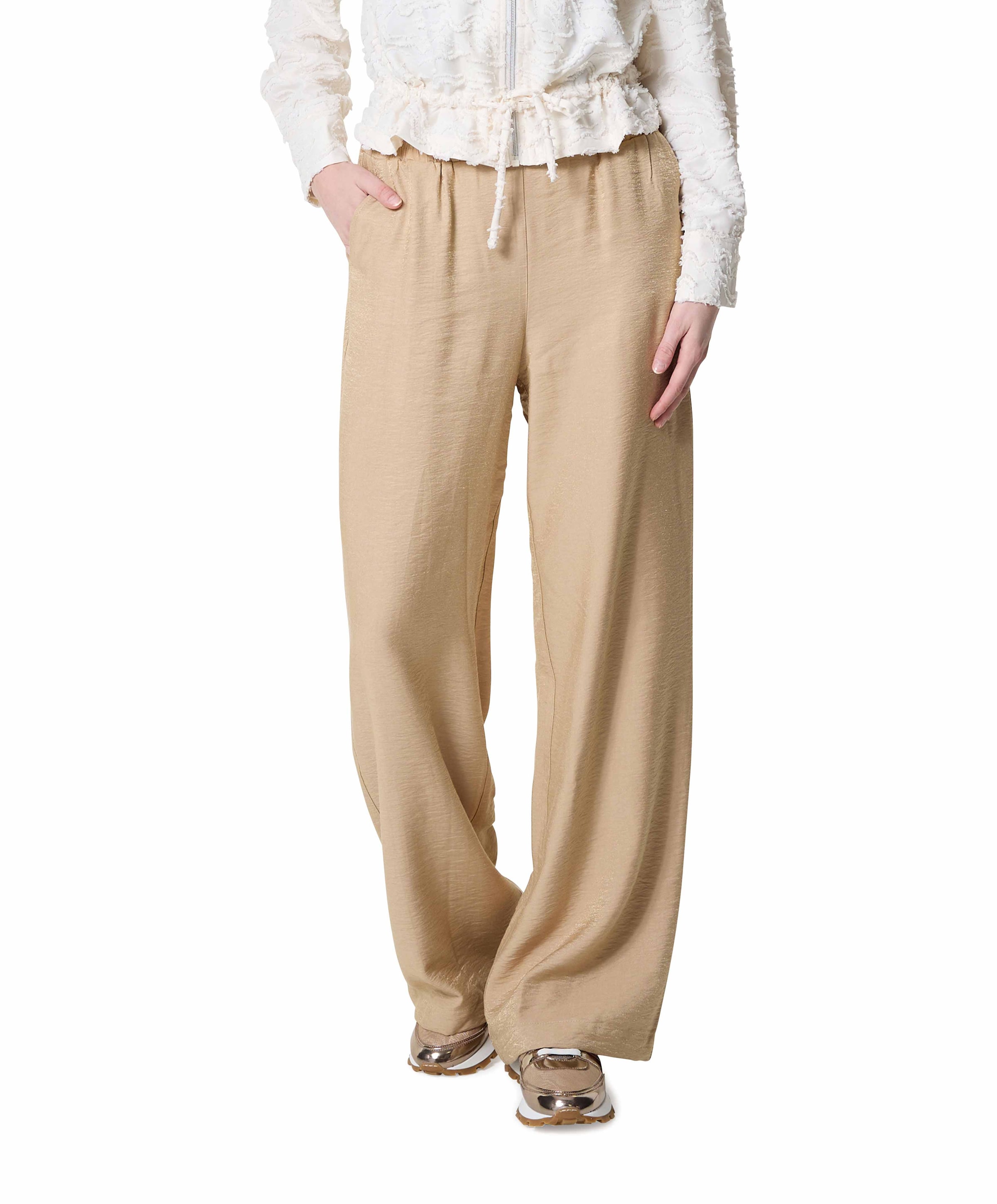 ABELIE dames broek beige