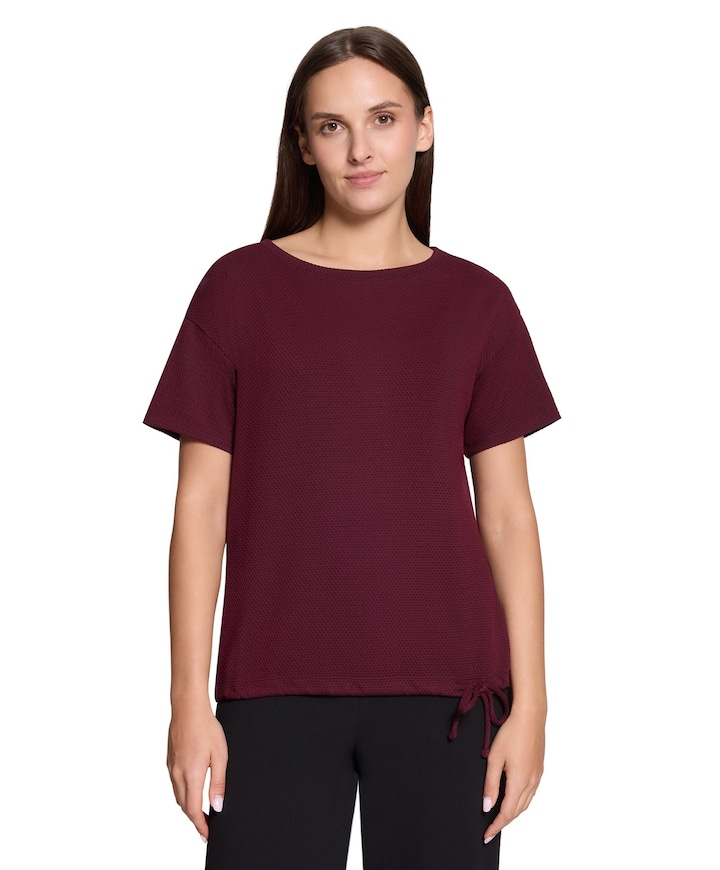 Dames T-shirt bordeaux