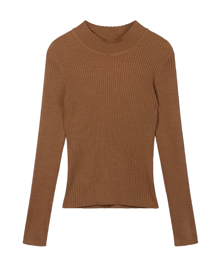 Meisjes longsleeve bruin