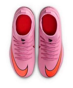 Jr Superfly 10 Club Fg/mg jongens voetbalschoenen roze