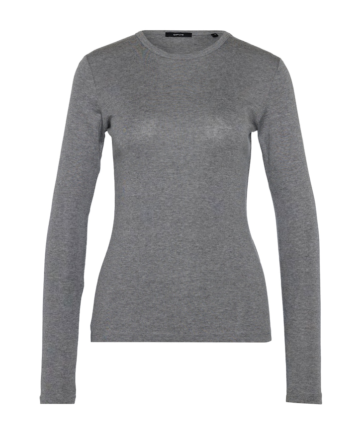 Dames longsleeve grijs