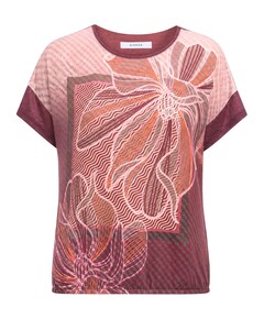 Dames T-shirt bordeaux