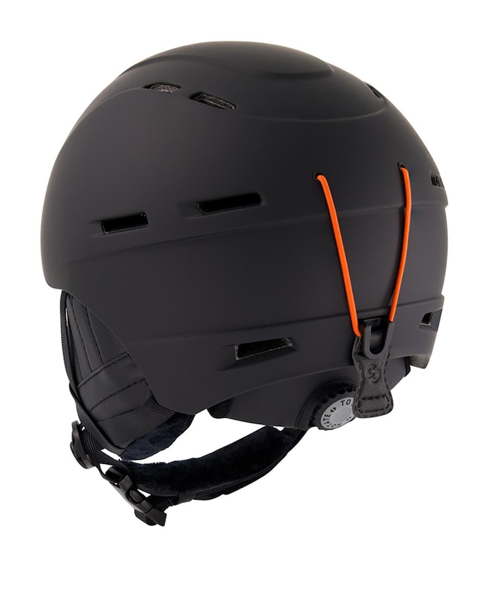 Skihelm uniseks zwart
