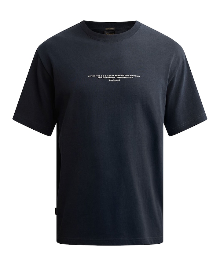 Heren T-shirt blauw