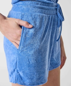 ONLHOLLY TERRY UB SWT dames korte broek blauw