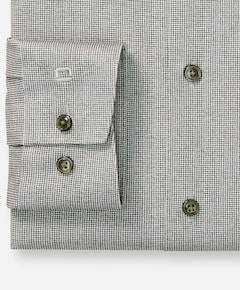 Heren overhemd lange mouw groen