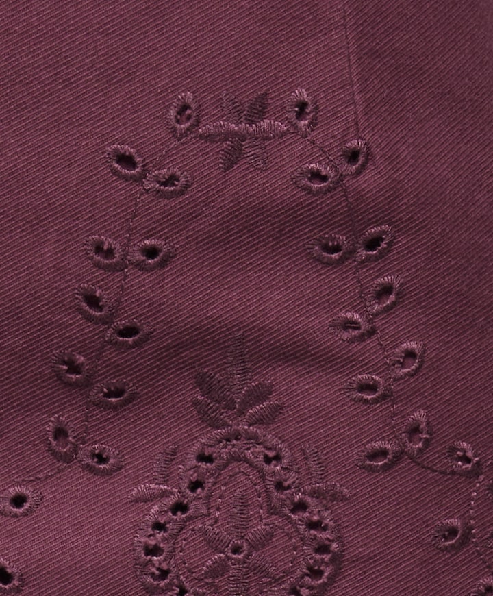 Dames rok bordeaux
