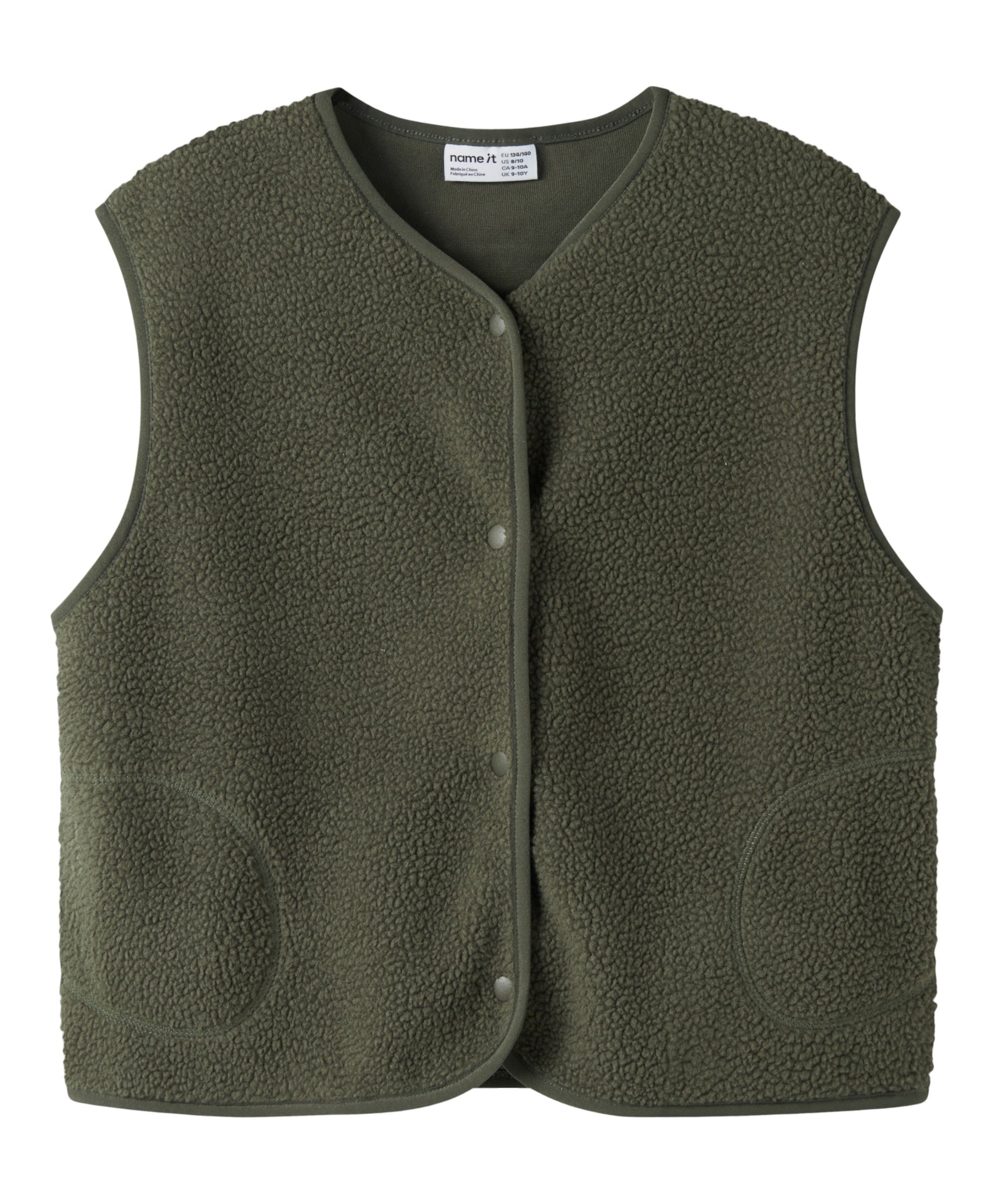 Jongens gilet groen