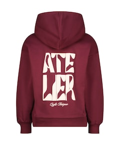 Meisjes hoodie bordeaux