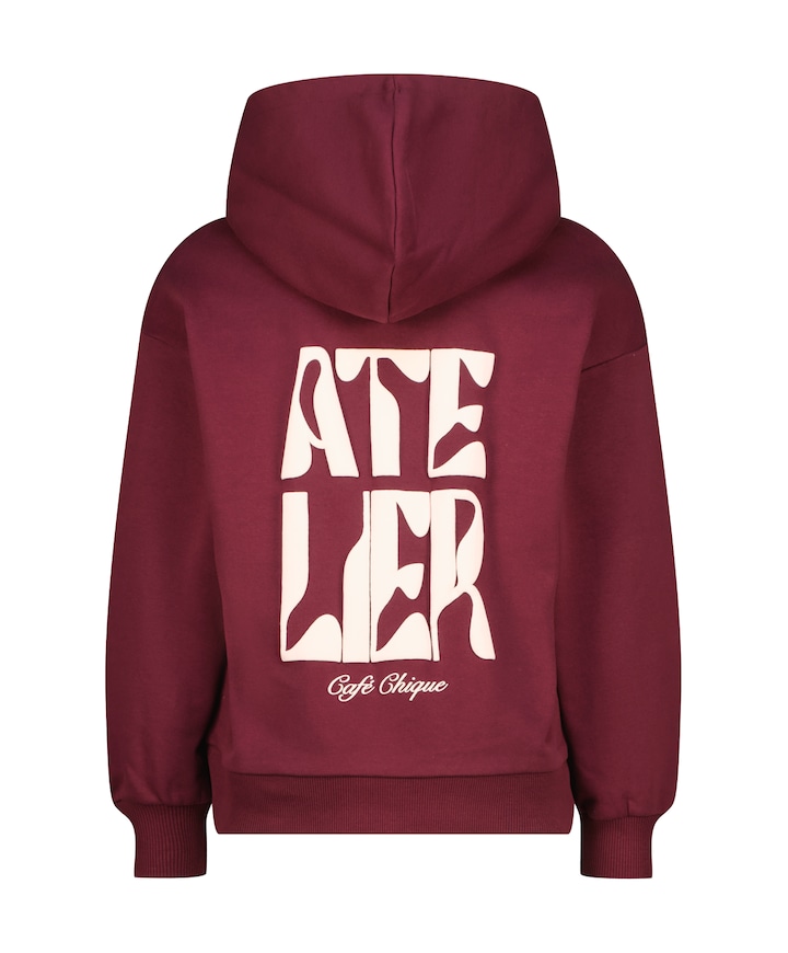 Meisjes hoodie bordeaux