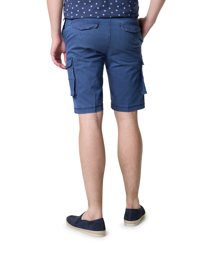 korte broek blauw
