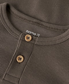 Jongens longsleeve bruin