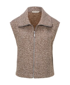 Dames vest bruin