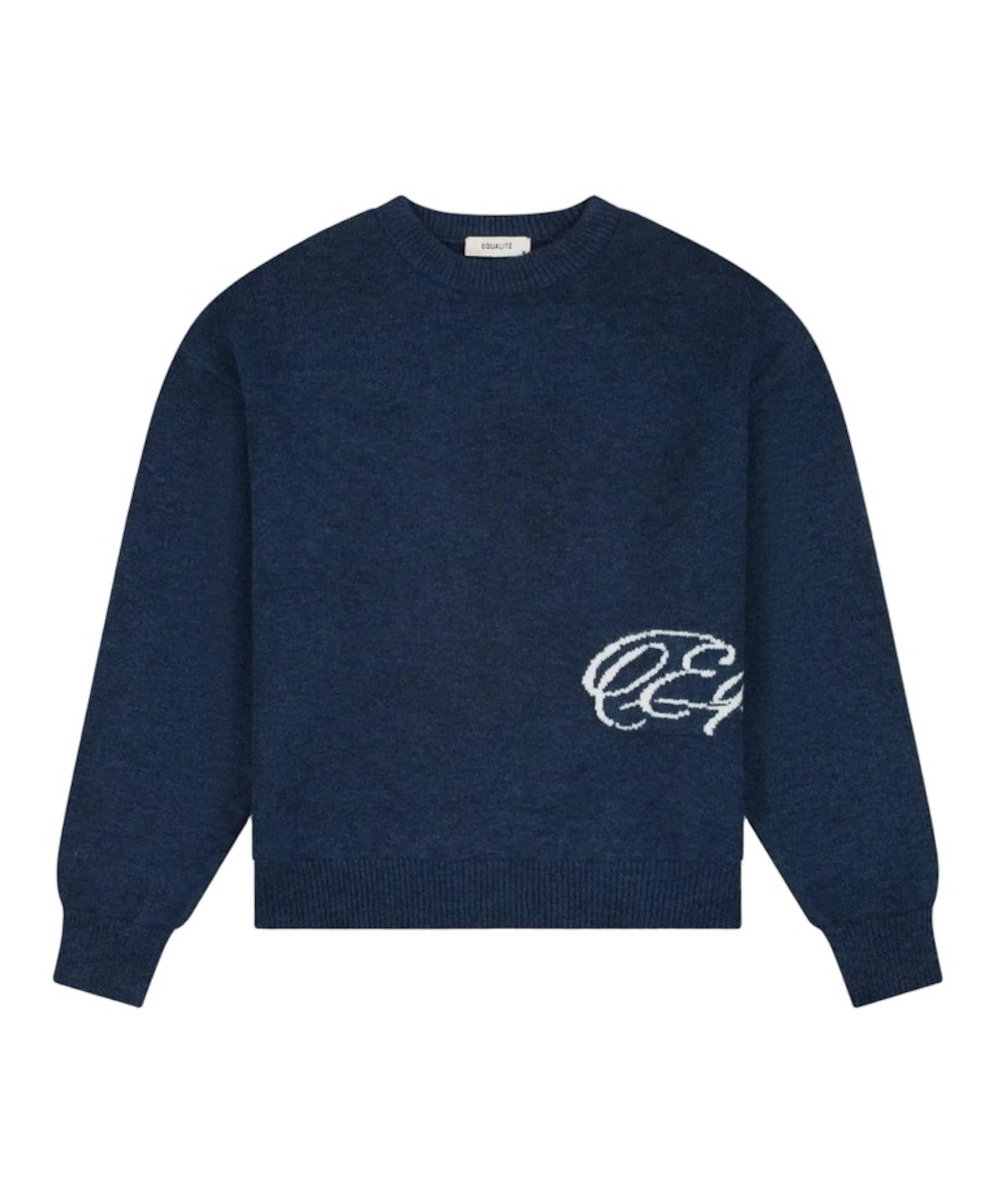 Uniseks sweater blauw