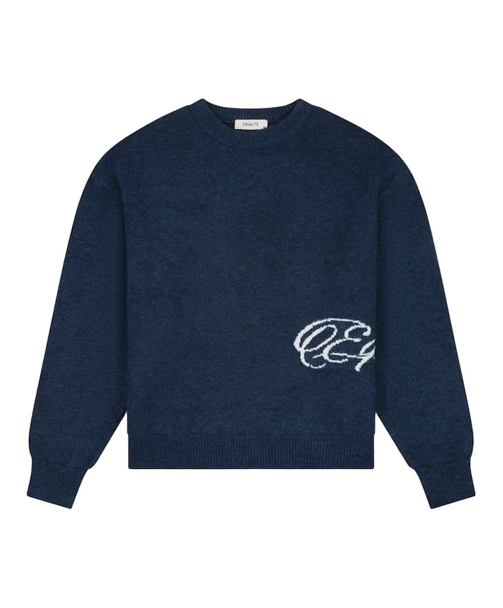 Uniseks sweater blauw