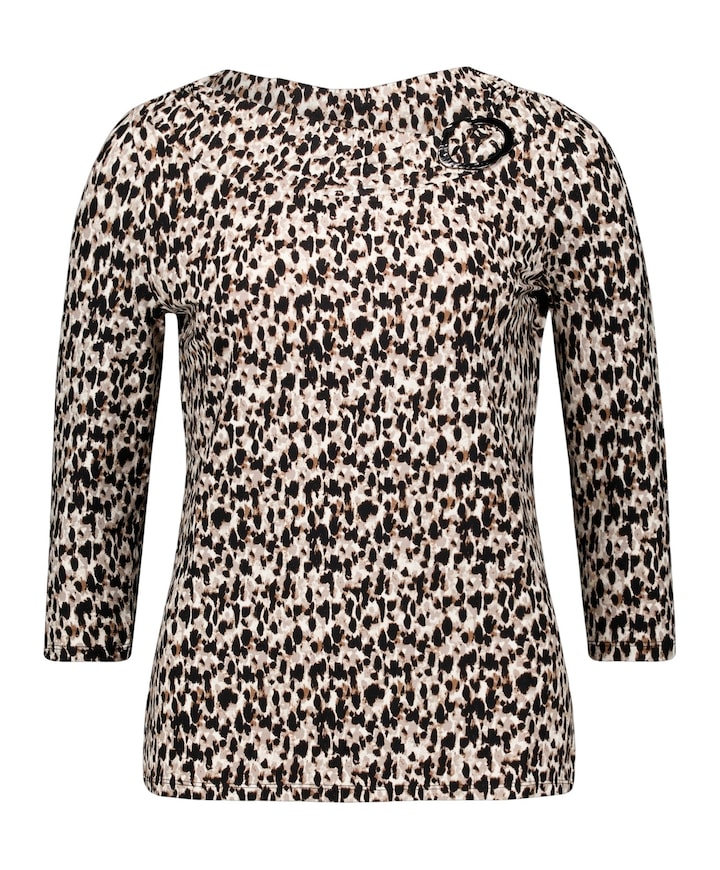Dames longsleeve beige