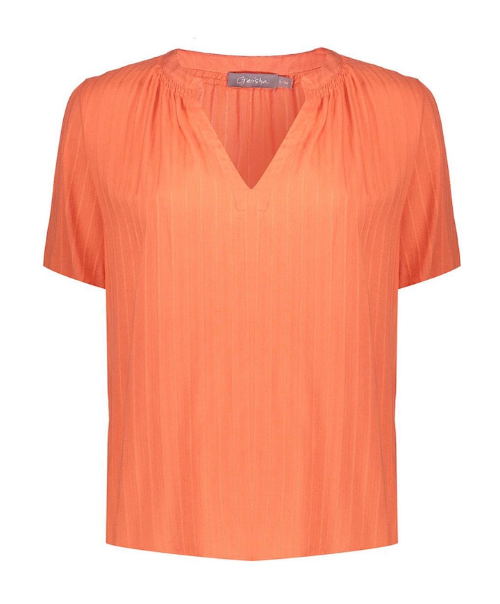Dames blouse oranje