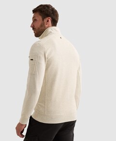 Heren vest ecru