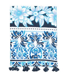 Dames sjaal blauw