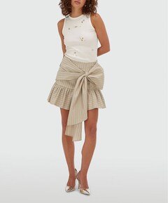 Dames rok beige