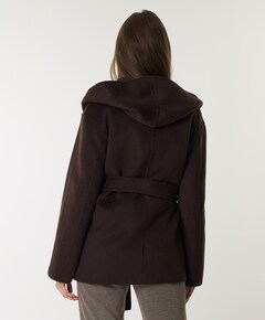 Dames jas bruin