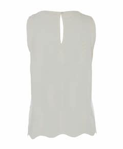 Dames top ecru