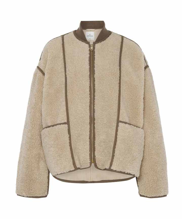 Dames jas beige