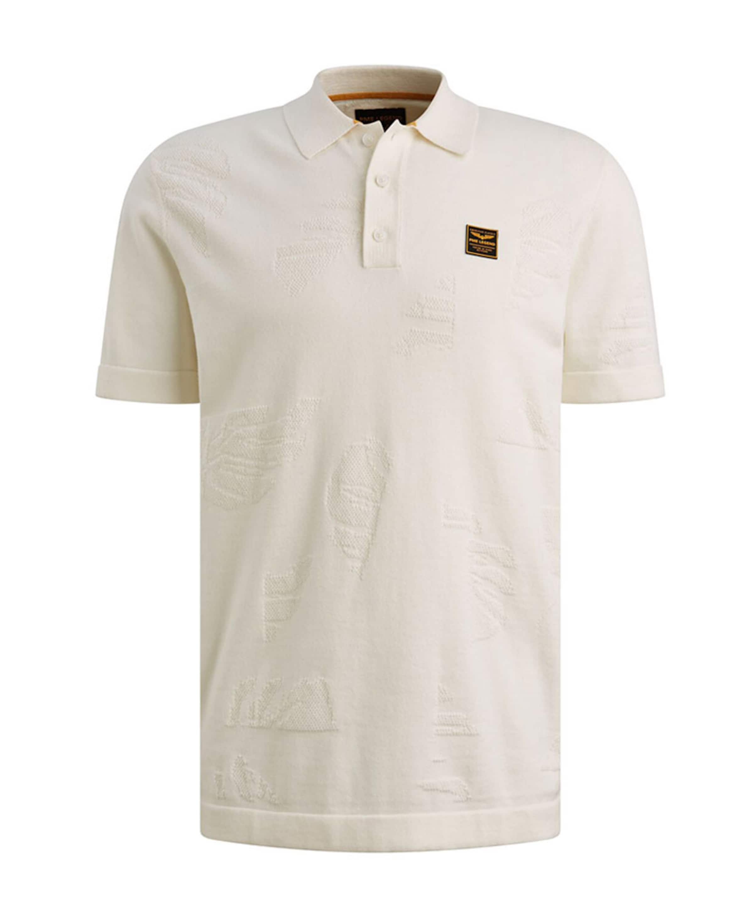 Heren polo ecru
