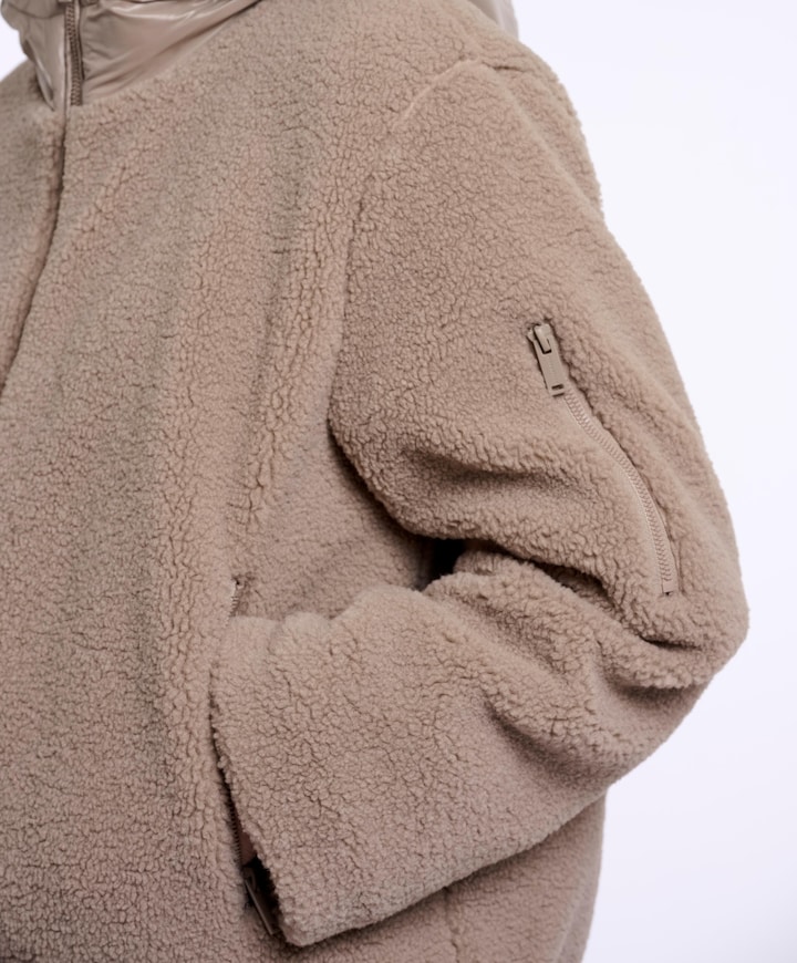 Dames jas beige