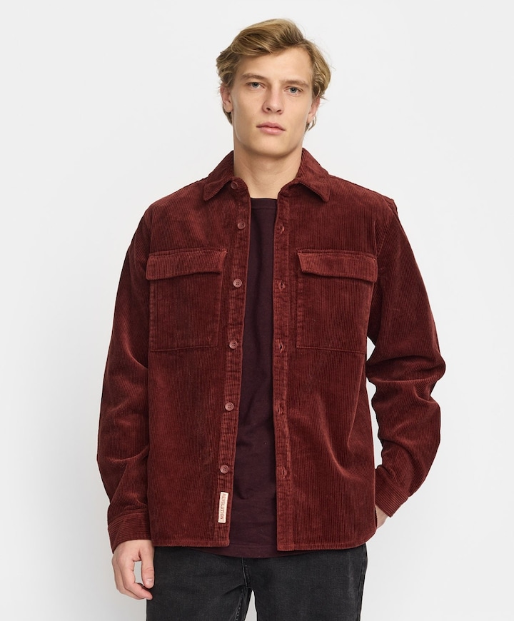 Heren overshirt rood