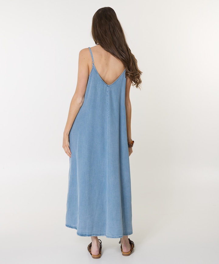 Dames jurk blauw