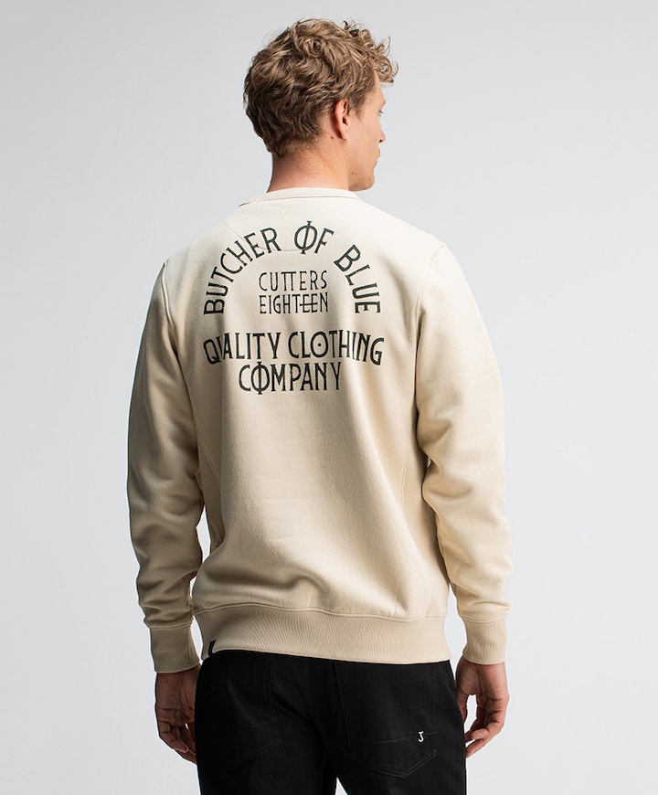 Heren trui beige