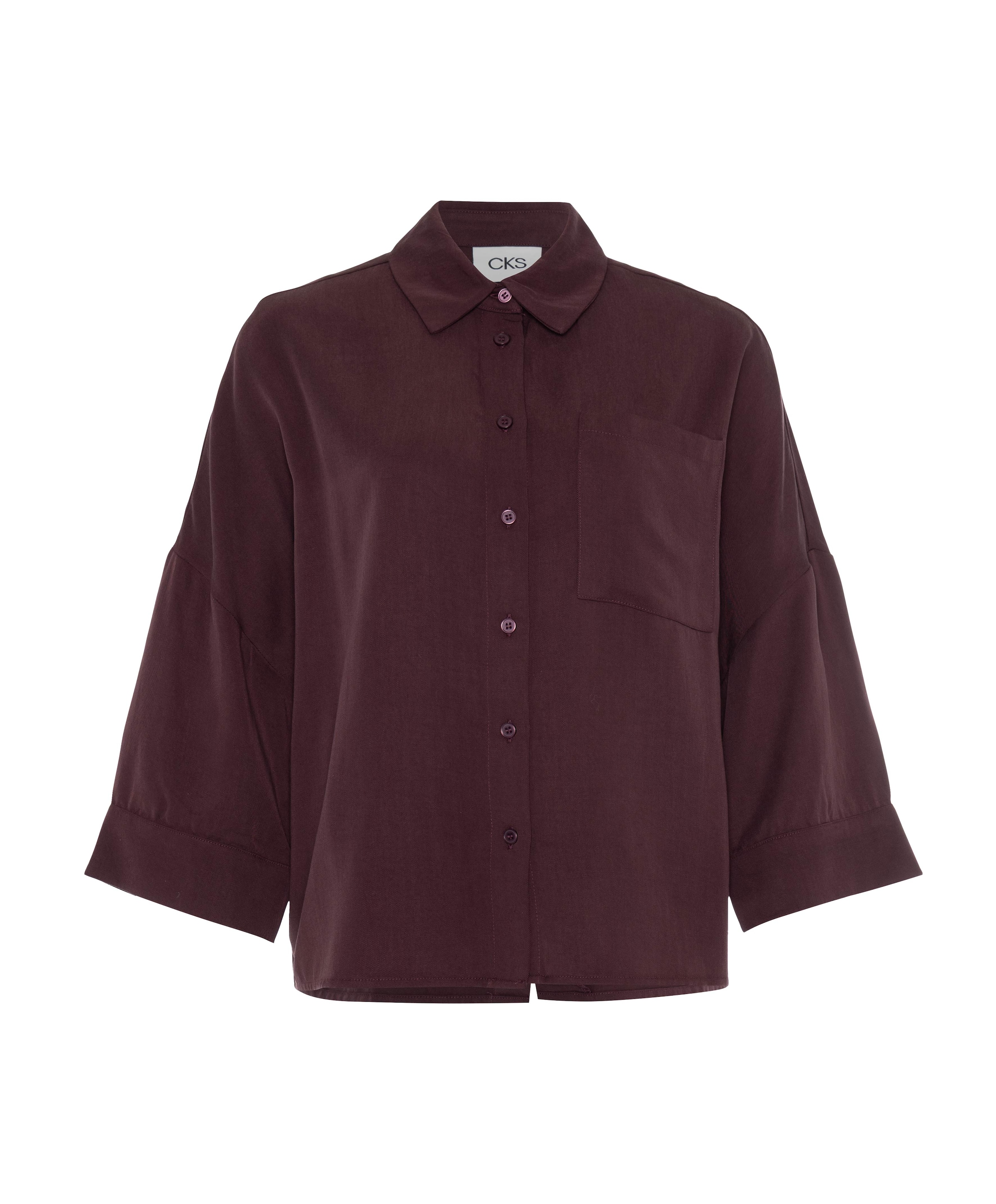 Dames blouse bordeaux