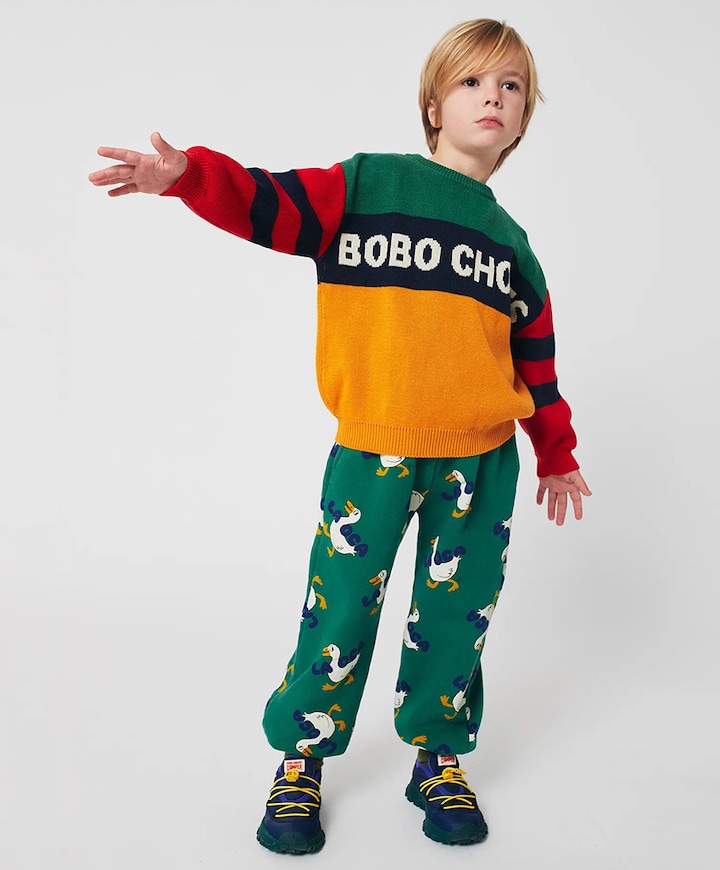 La Oca all over joggings broek groen