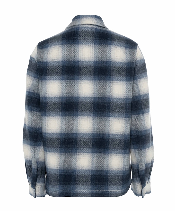 Heren overshirt blauw