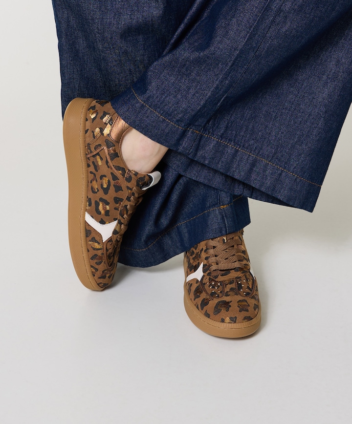 Mirabel dames sneakers bruin