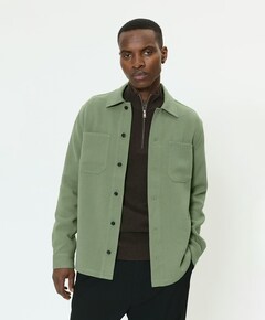 Heren overshirt groen