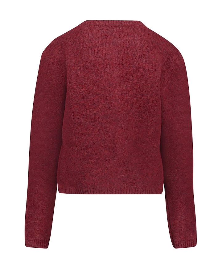 Meisjes vest bordeaux