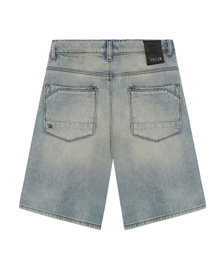 Straight jongens korte broek blauw