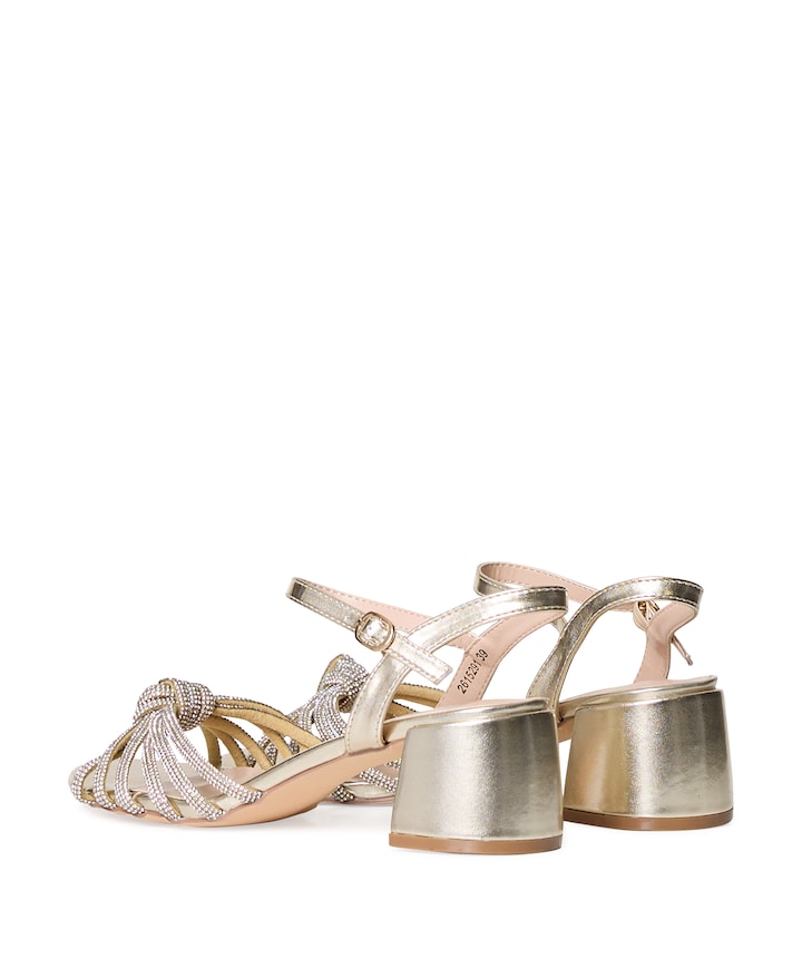 Zjilou dames sandalets goud