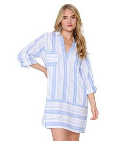 Dames nachthemd blauw