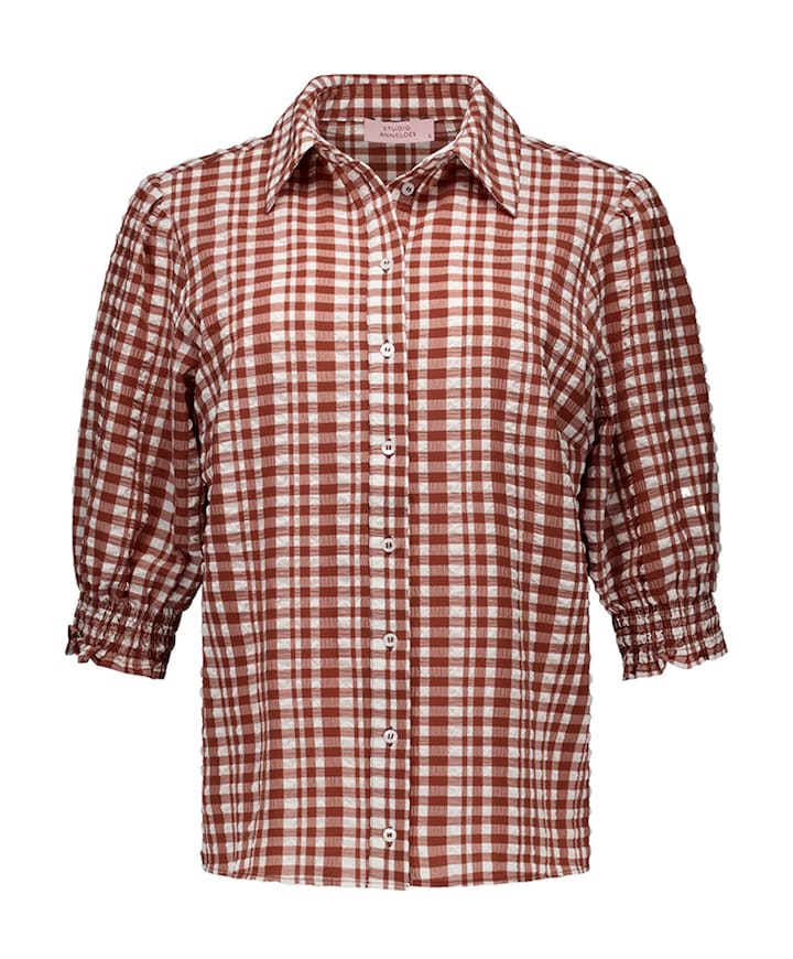 Dames blouse brique