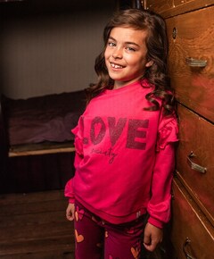 Meisjes sweater roze