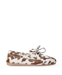 Brushed boat mocassins bruin