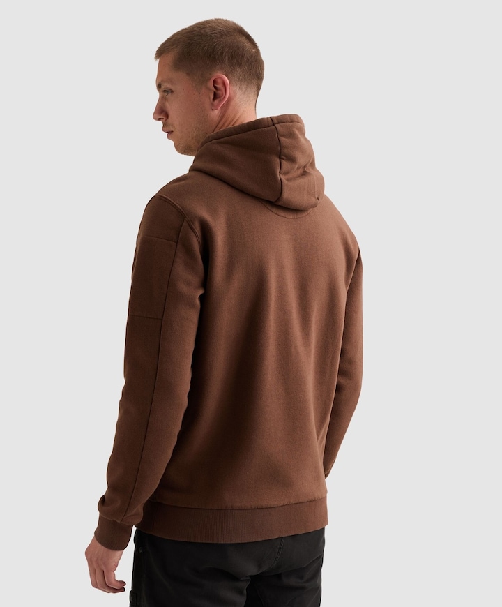 Heren hoodie bruin