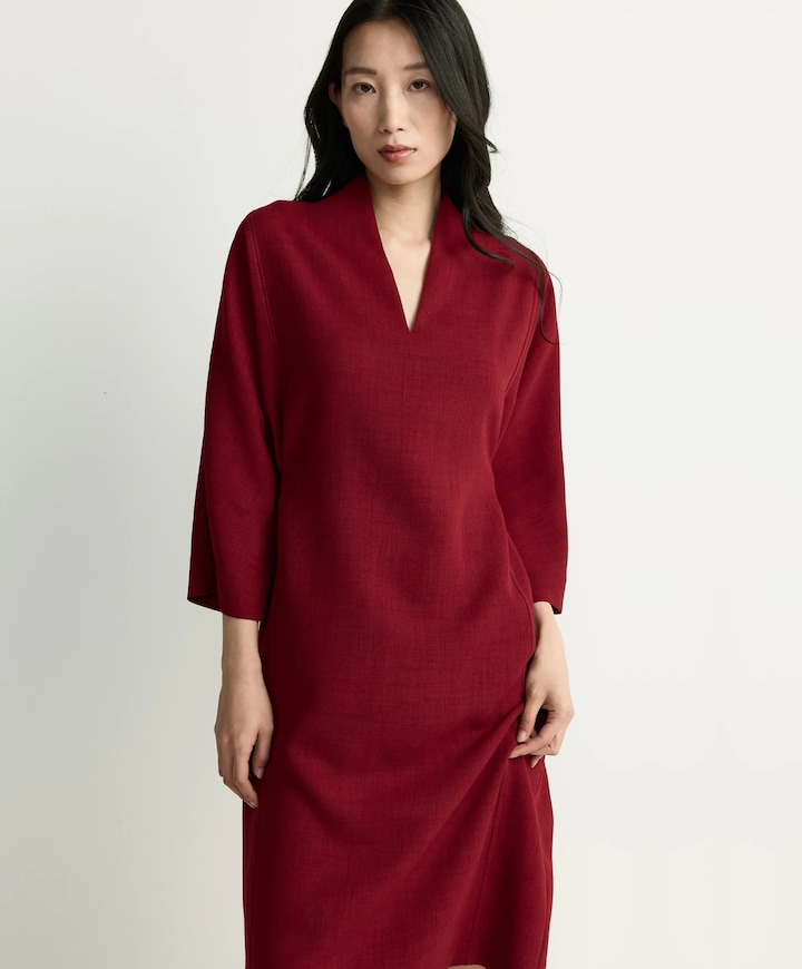 Dames jurk rood