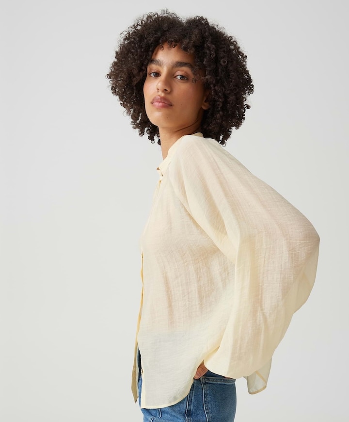 Dames blouse geel