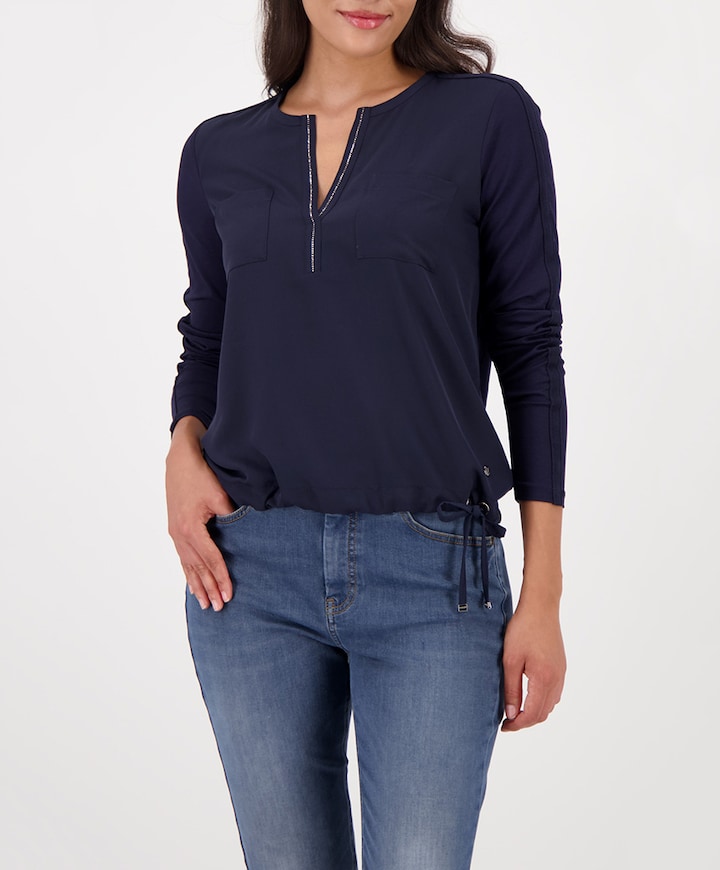 Dames top blauw
