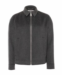 Heren overshirt grijs