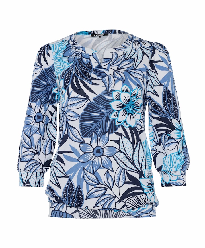 Dames longsleeve blauw